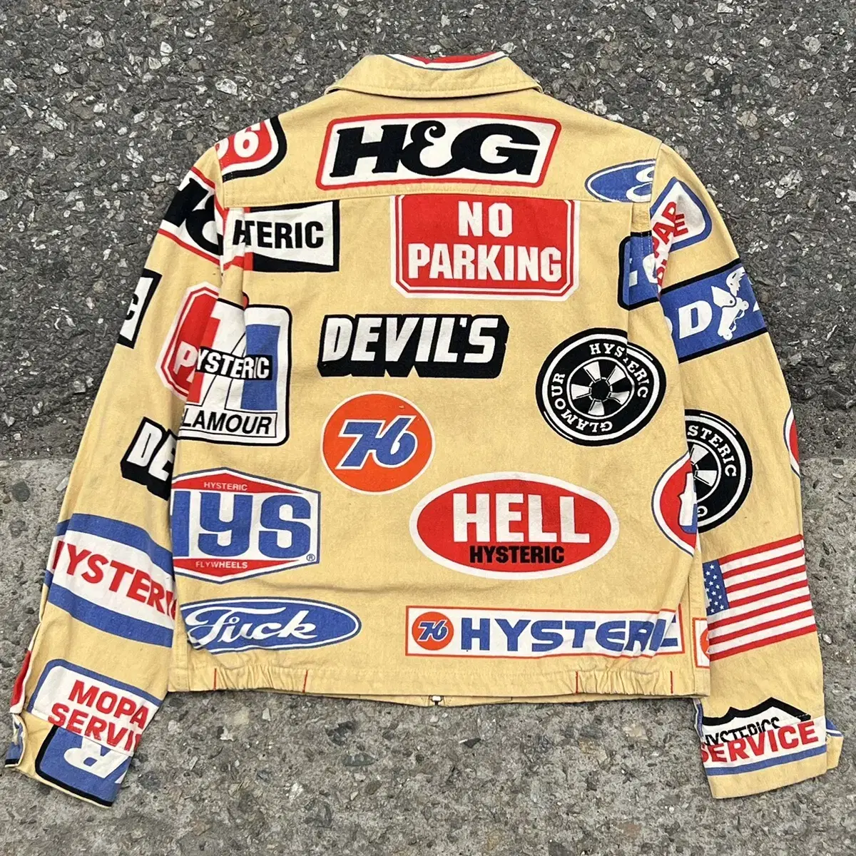 Hysteirc Glamour Gas Station Print Jacke