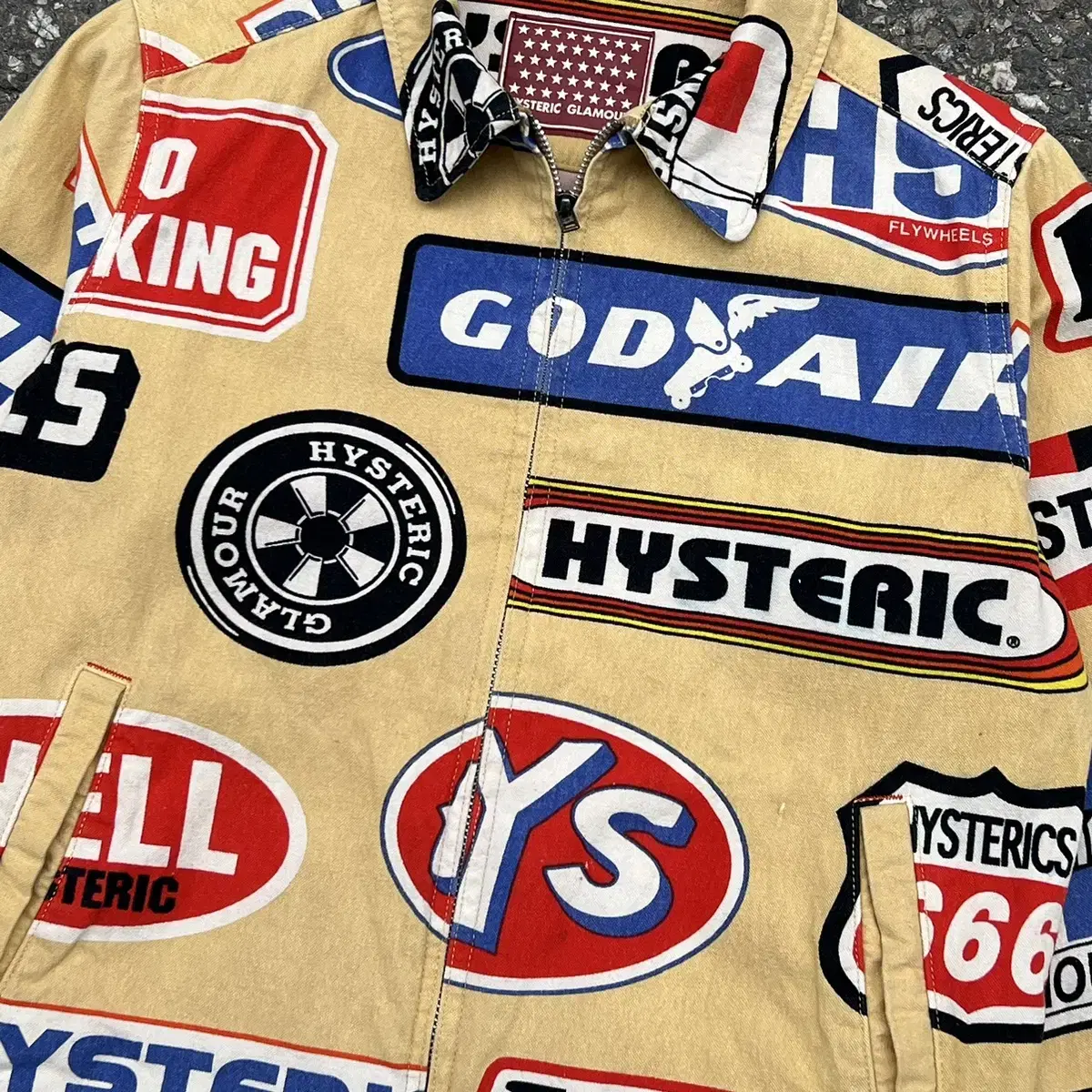 Hysteirc Glamour Gas Station Print Jacke