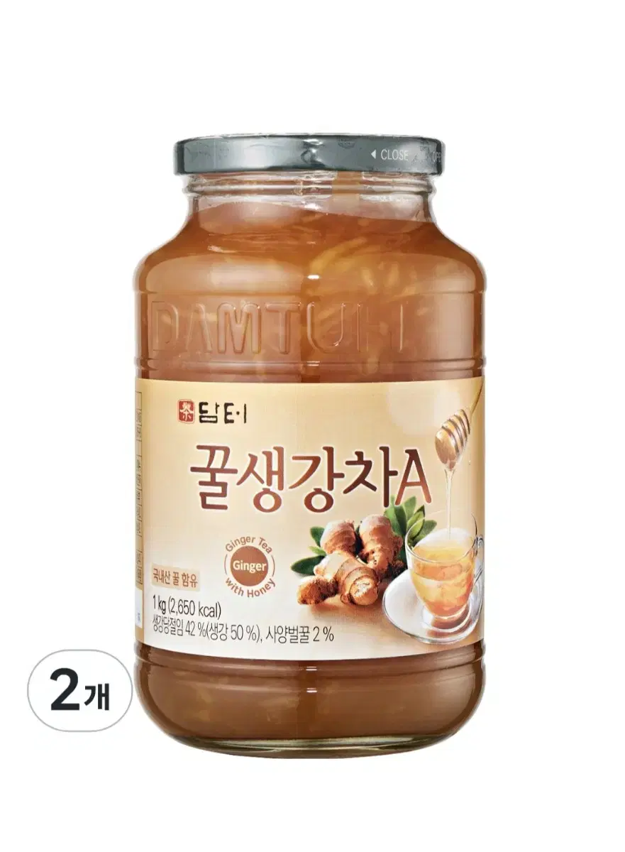 담터 꿀생강차A 1kg 2개 무료배송 생강차 담터생강차 꿀생강차