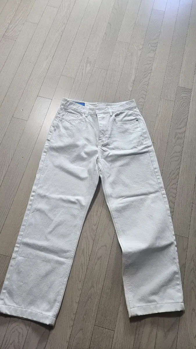 Our Days Semi Wide Denim M White