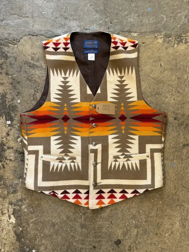 90s Pendleton Navajo Vest, M