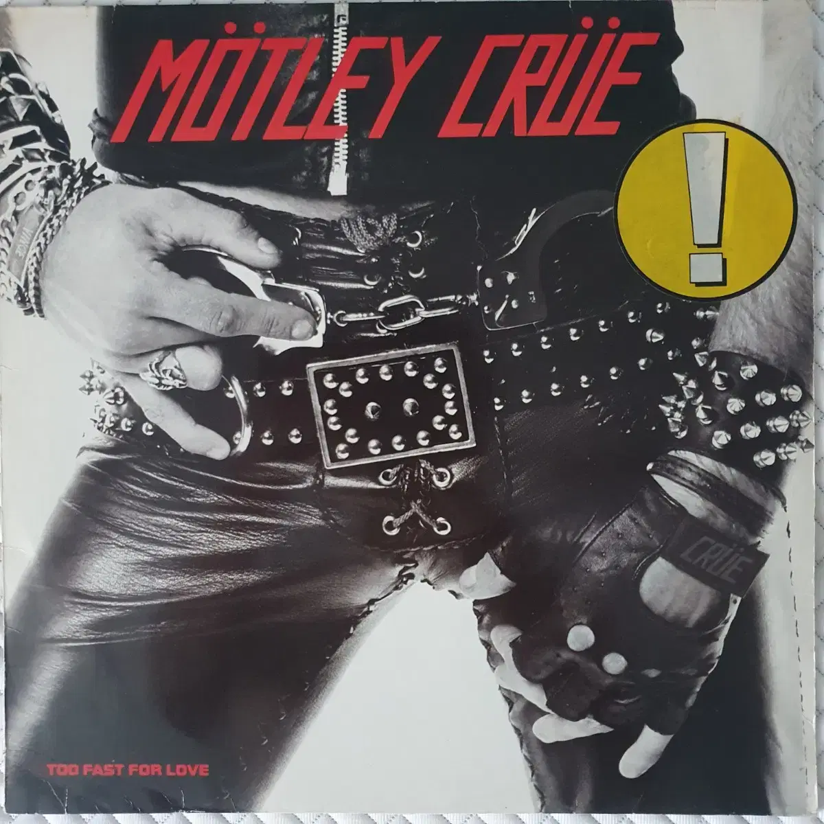 MOTLEY CRUE - TOO FAST FOR LOVE LP(유럽반)