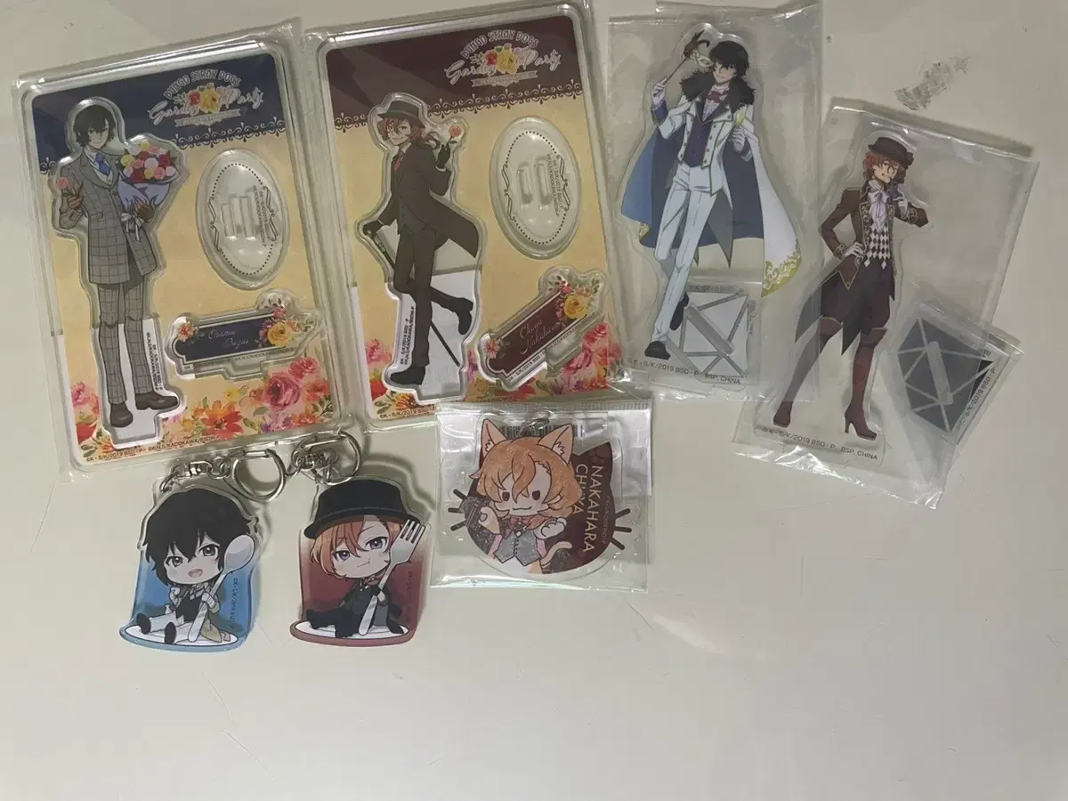 Dazai Chuuya Animate Cafe acrylic set