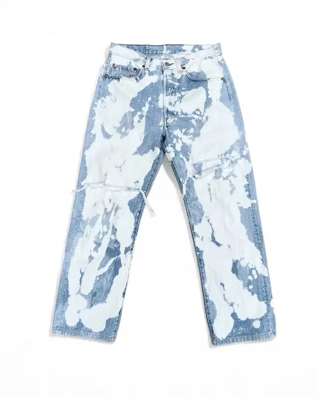 80s levis 501 bleached denim pants