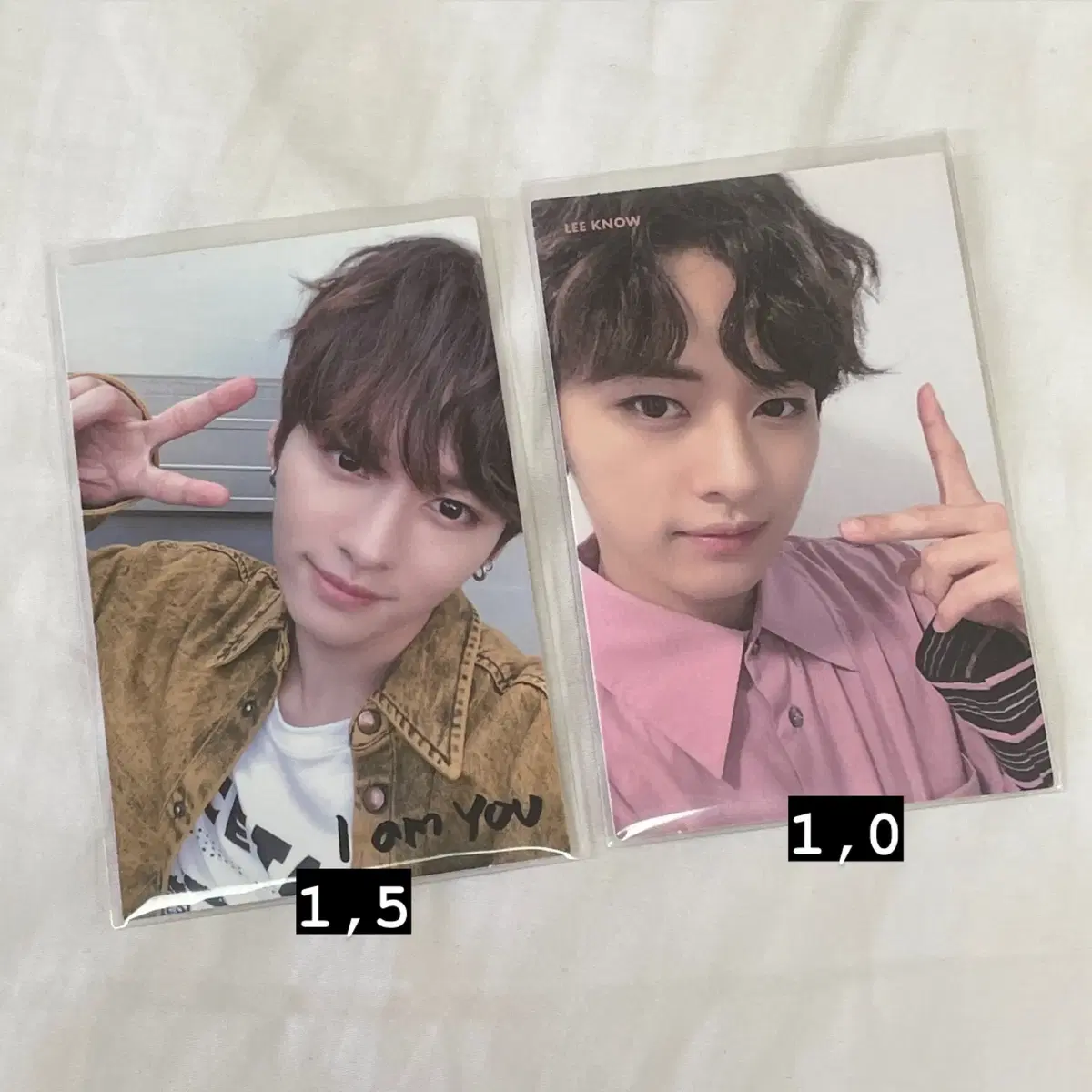 straykids skz aemu lee know unreleased photocard selpo