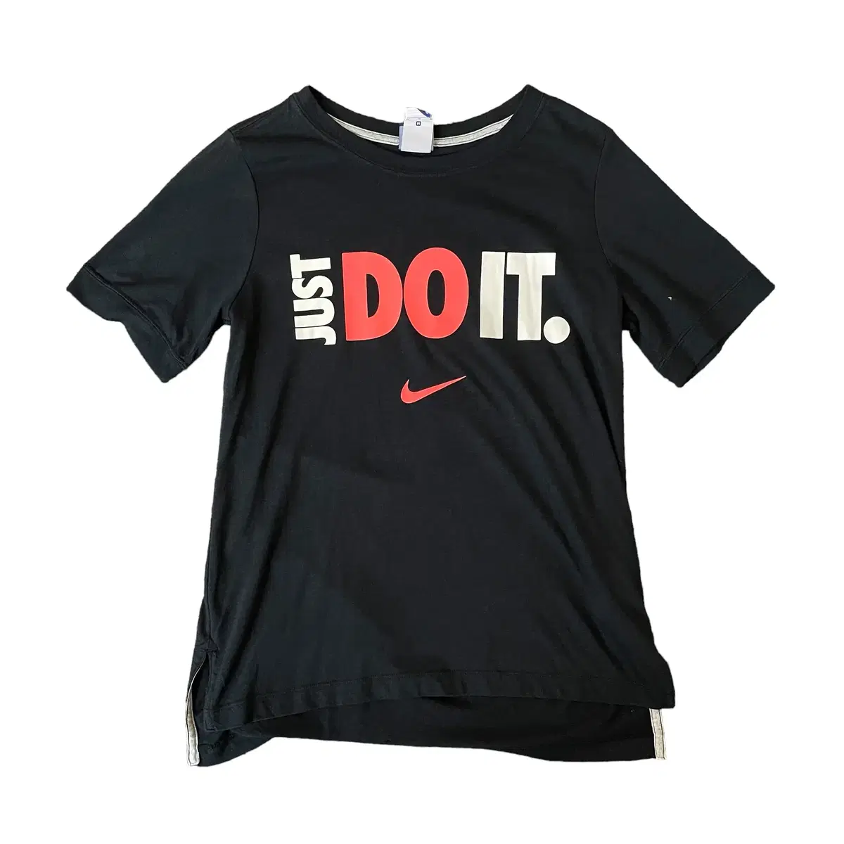 Nike Black Just Do It Printed Short Sleeve T-Shirt (M)