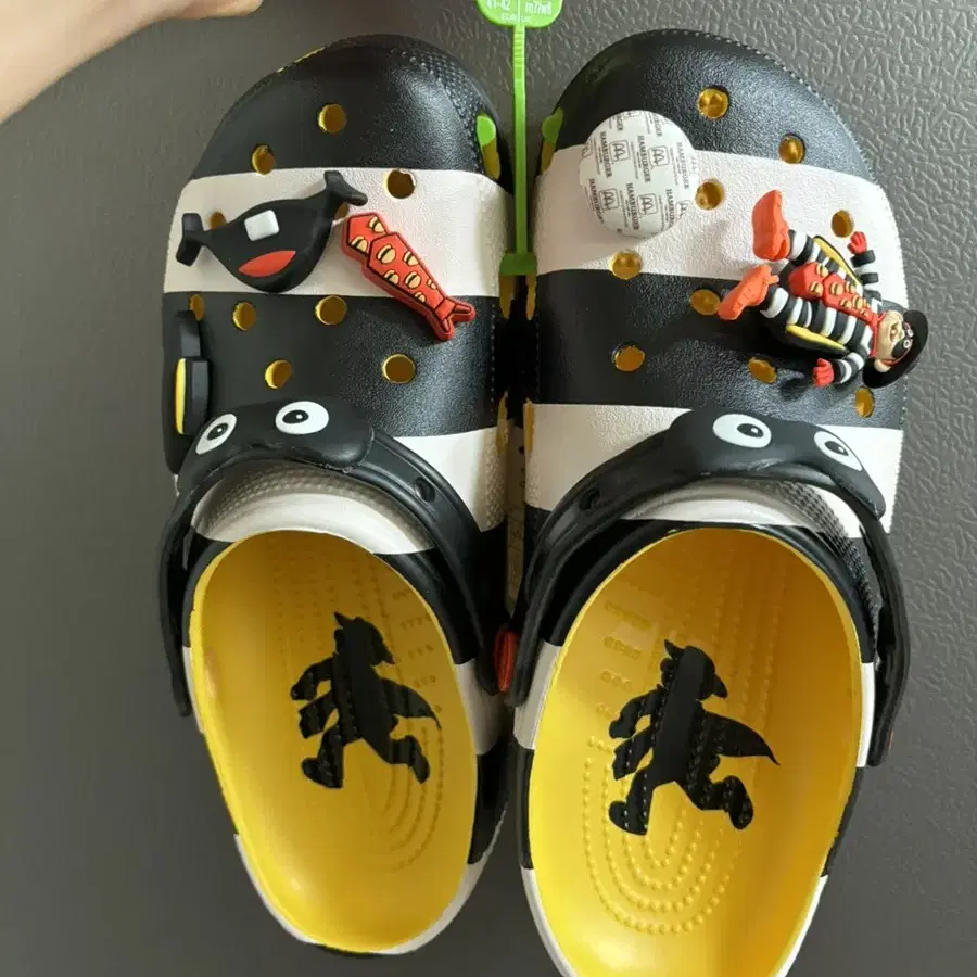 265 크록스 맥도날드 슬라이드 슬리퍼 샌들 새상품 crocs