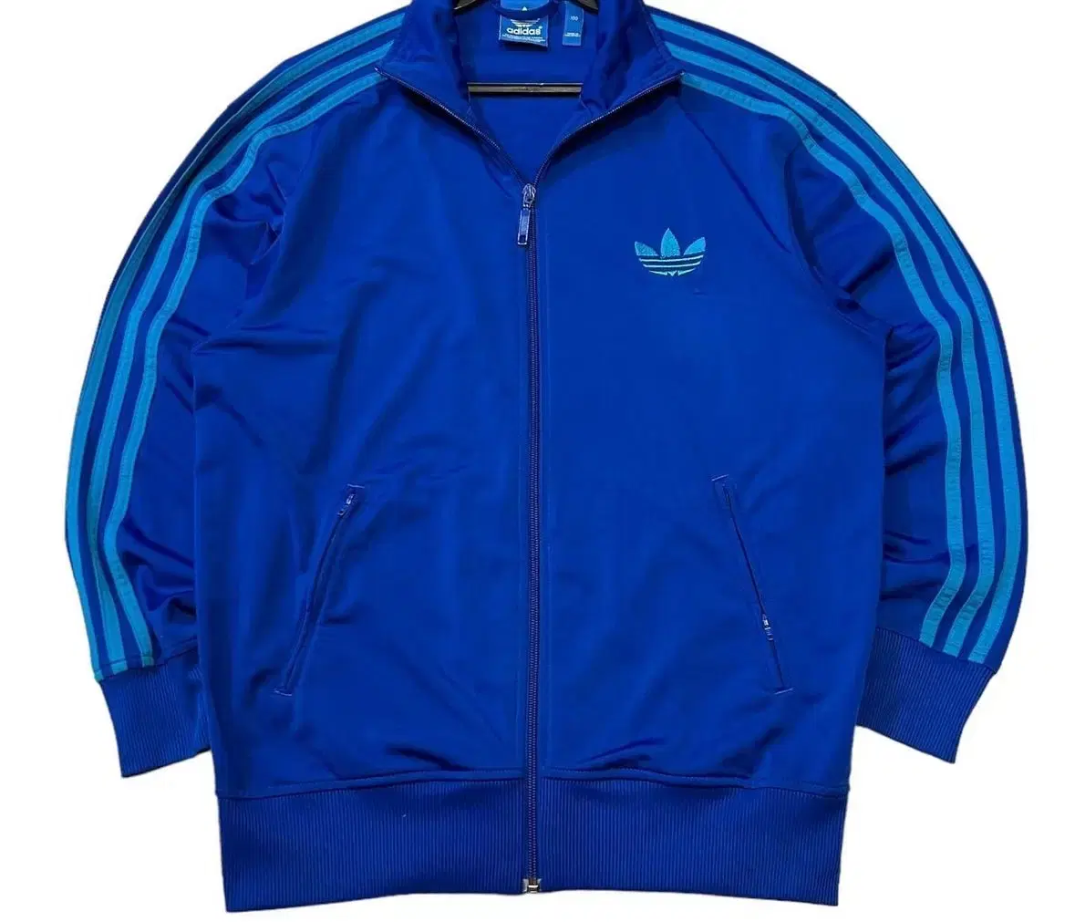 Adidas Colossal Rare Size 95 Firebird bloo Sky Blue Jersey