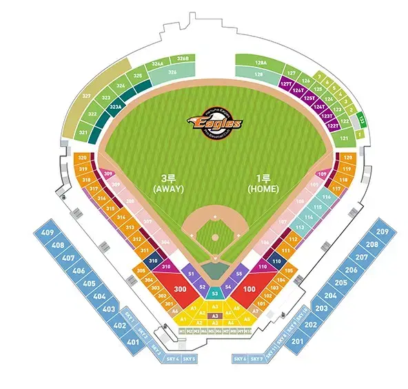 6월 15일 한화 이글스 1층 1루 내야지정석 통로2연석