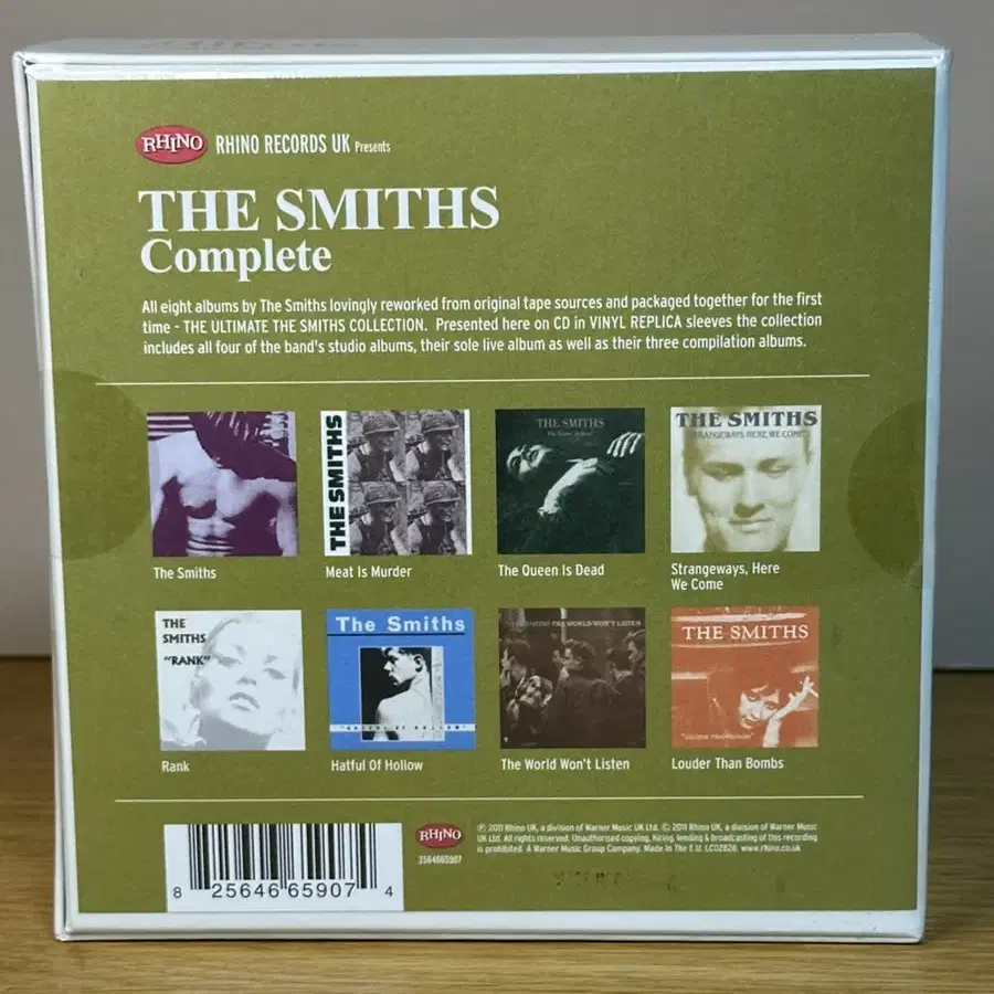 더 스미스 / 8CD 컴필레이트 박스 셋트 미개봉 the smiths