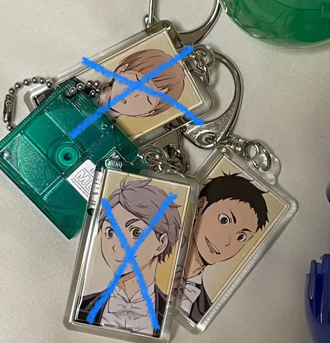 Haikyuu Gacha keyring (Daichi Sawamura)