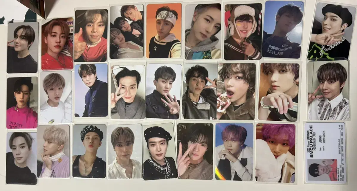 nct photocard 27장 bulk 27000원 haechan mark jungwoo jaehyun jaemin renjun