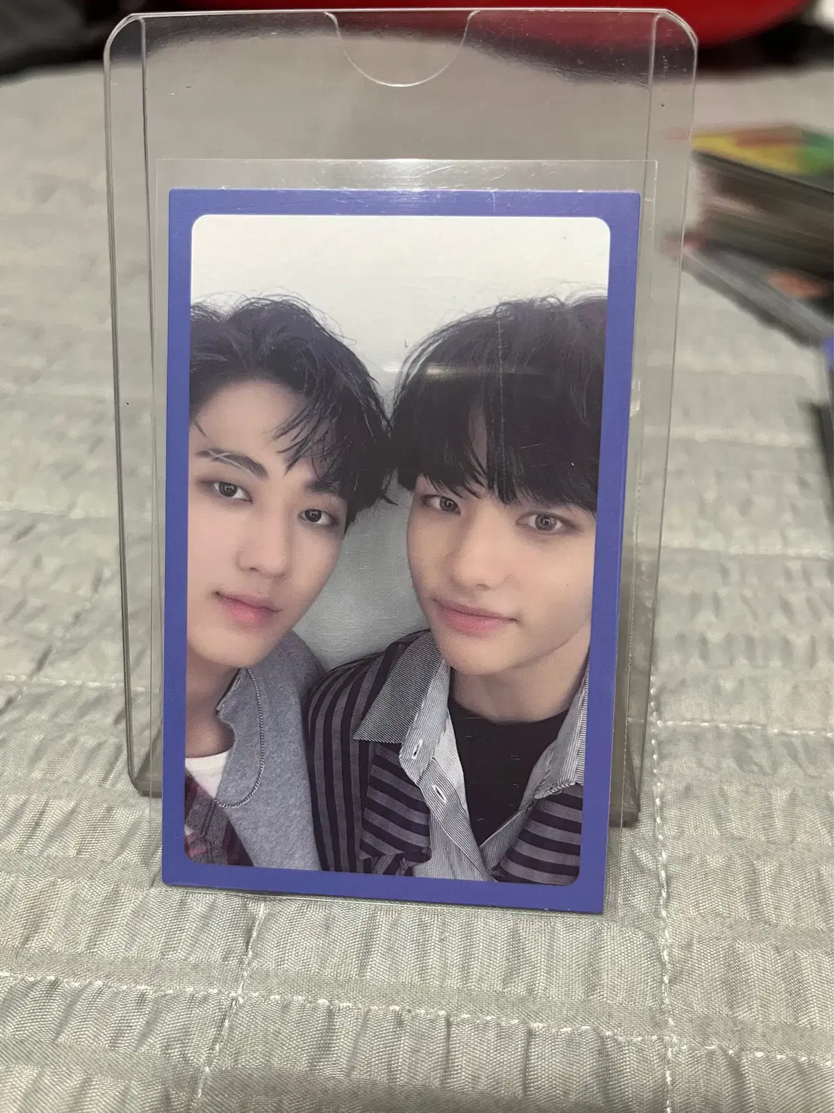 straykids aemu tongue nibbini hyunjin changbin photocard skz