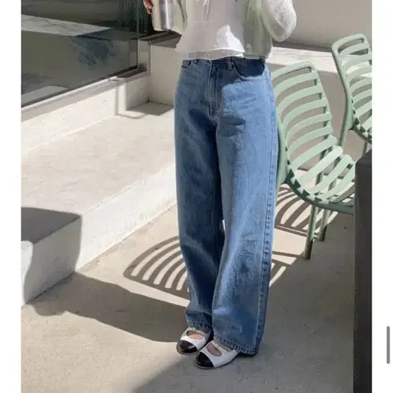 베르니마켓 샵베르니 플랫 콘 데님 plat cone denim s