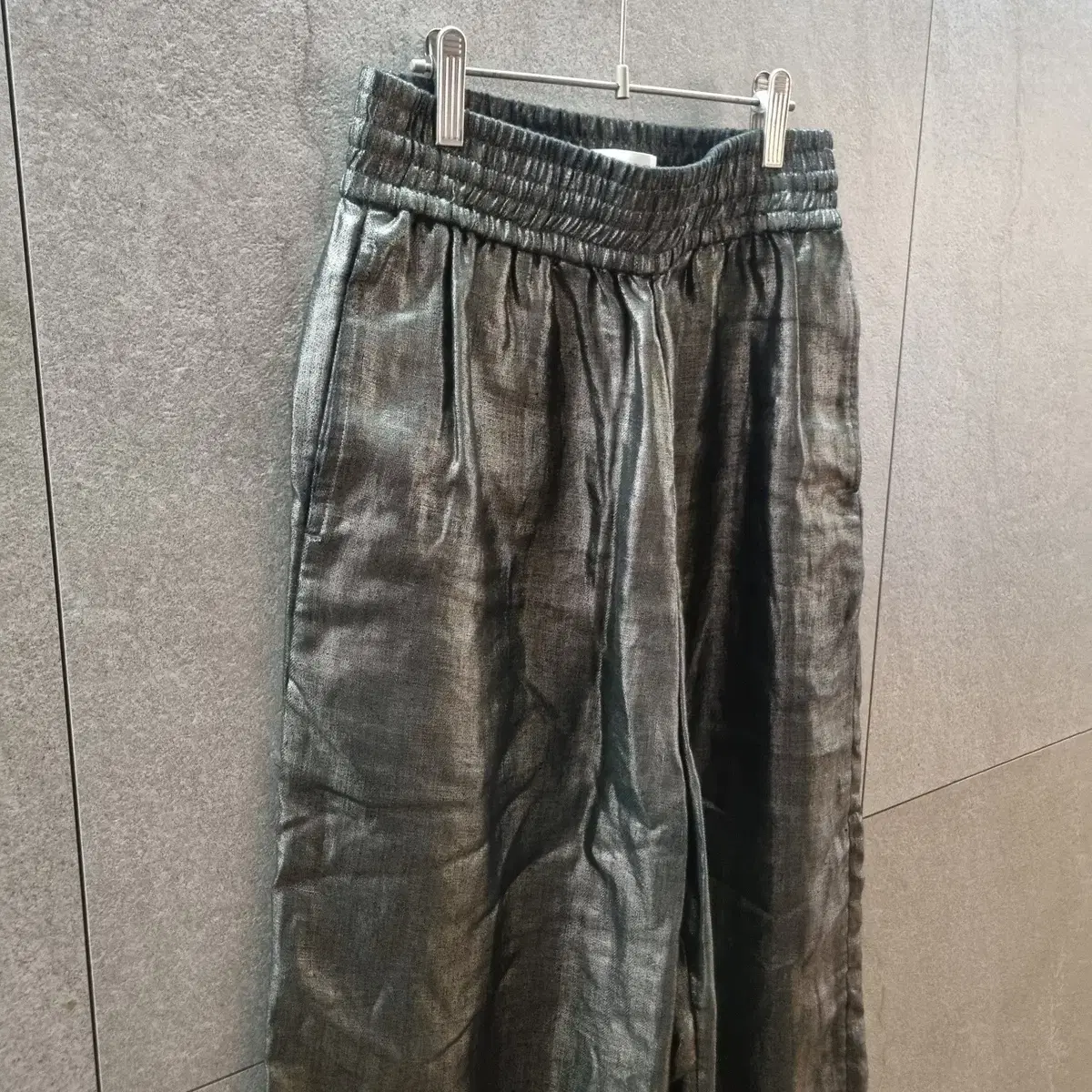 Masu Silver Wide-leg Pants