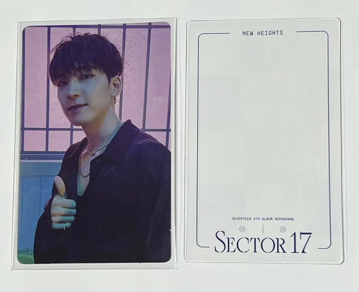 Seventeen SVT wonwoo Sector17 photocard WTS