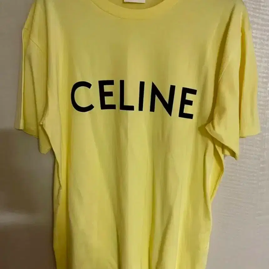 Celine 셀린 여성 로고티 노란색 새상품