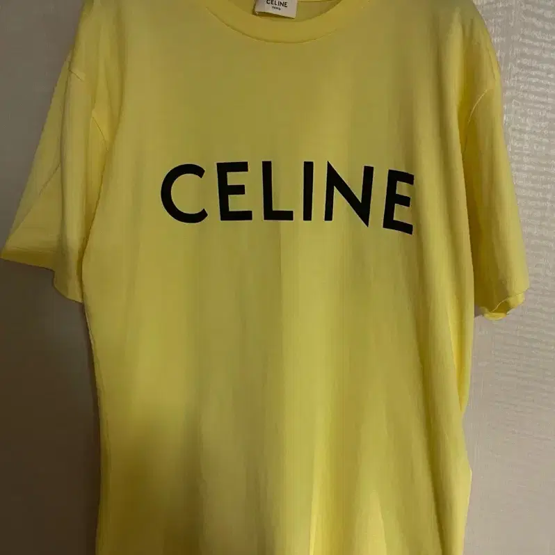 Celine 셀린 여성 로고티 노란색 새상품