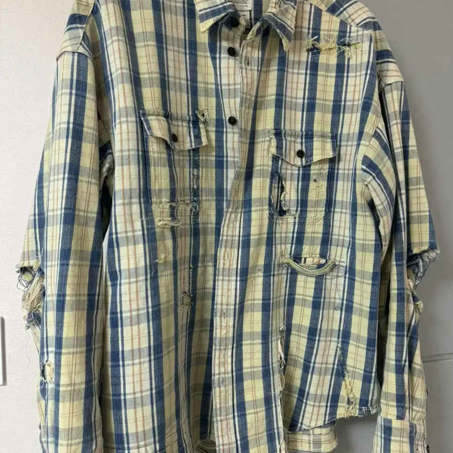 비즈빔 22ss visvim pioneer check ls crash 4