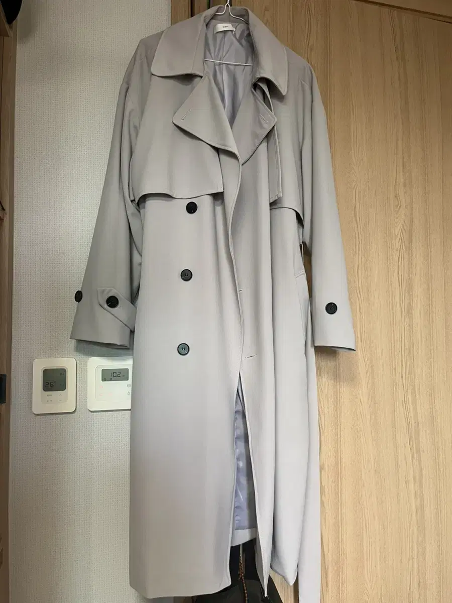 SCENT Trench coat Grey New Arrivals