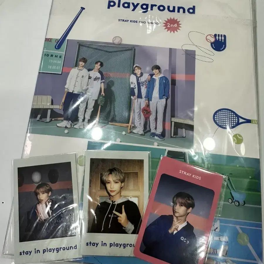 스트레이키즈 포토북 stay in playground 포카 일괄