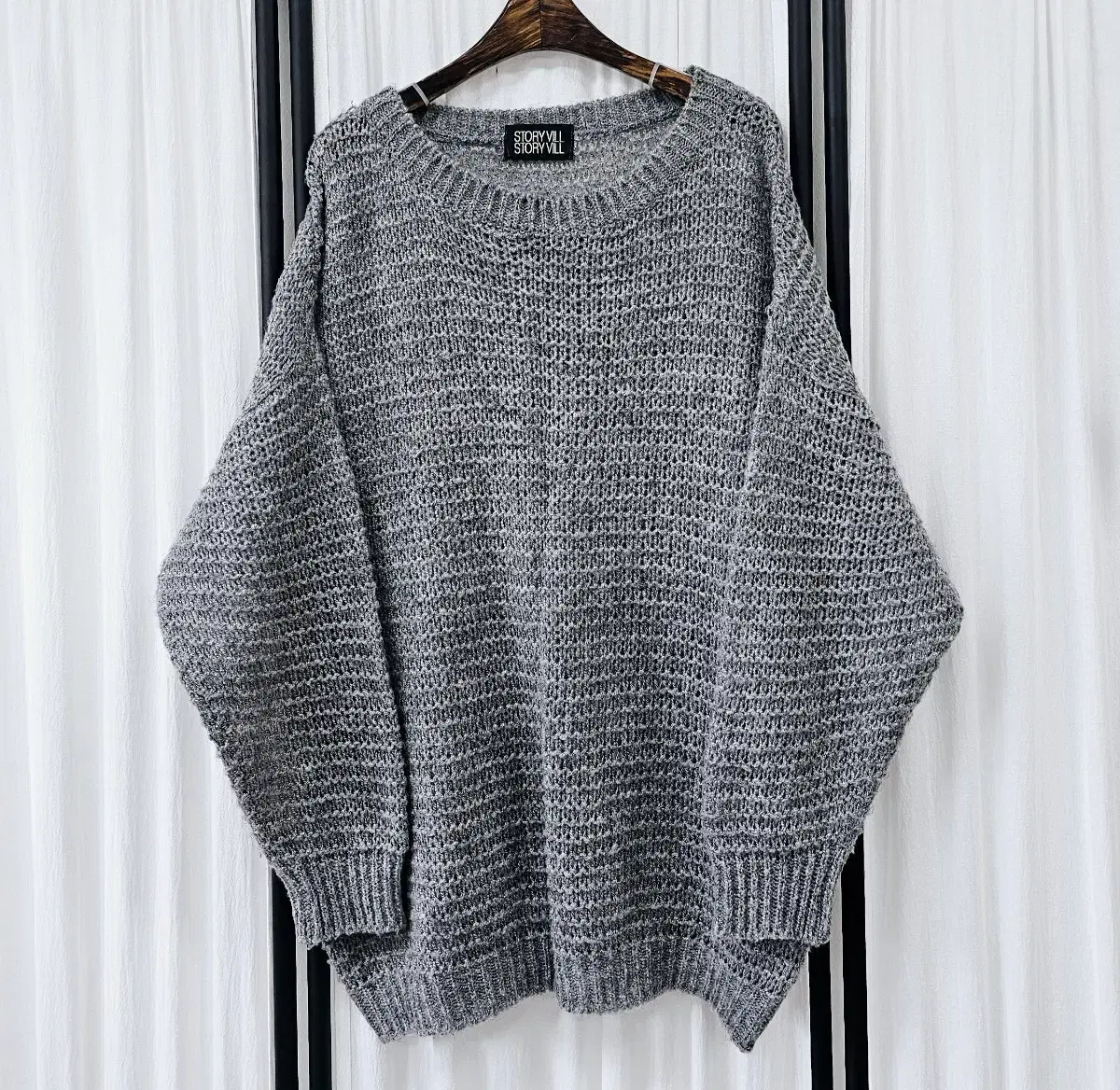 STORYVILLOverfit Long Knit Big Size Knit