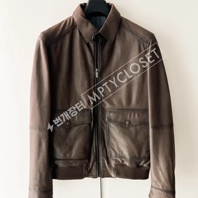 마시모 두띠 Massimo Dutti 파티나 레더 자켓