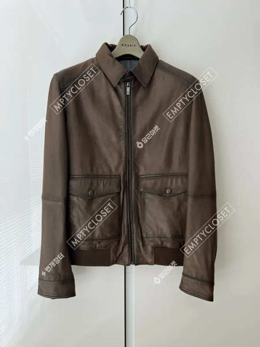 마시모 두띠 Massimo Dutti 파티나 레더 자켓