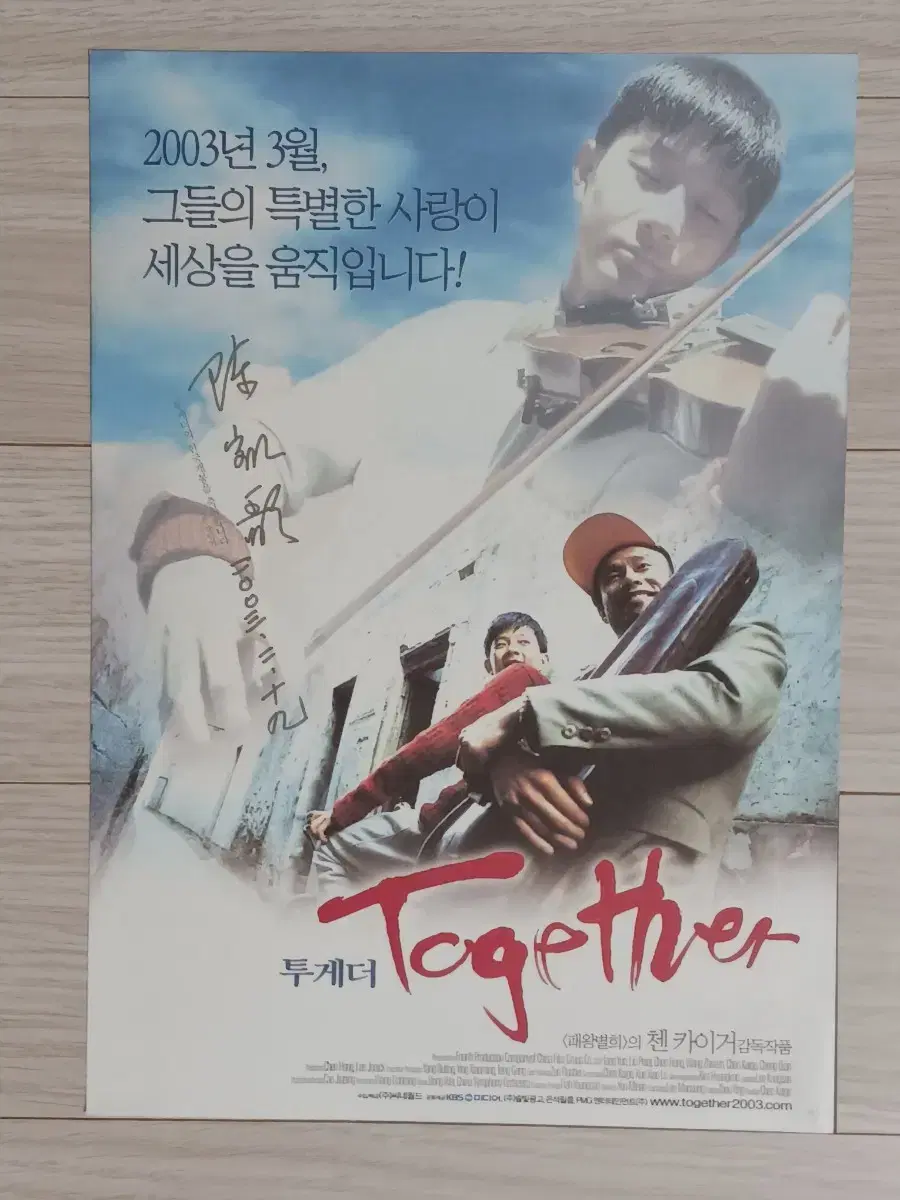 Director Chen Kai-ge's Together (2003) flyer