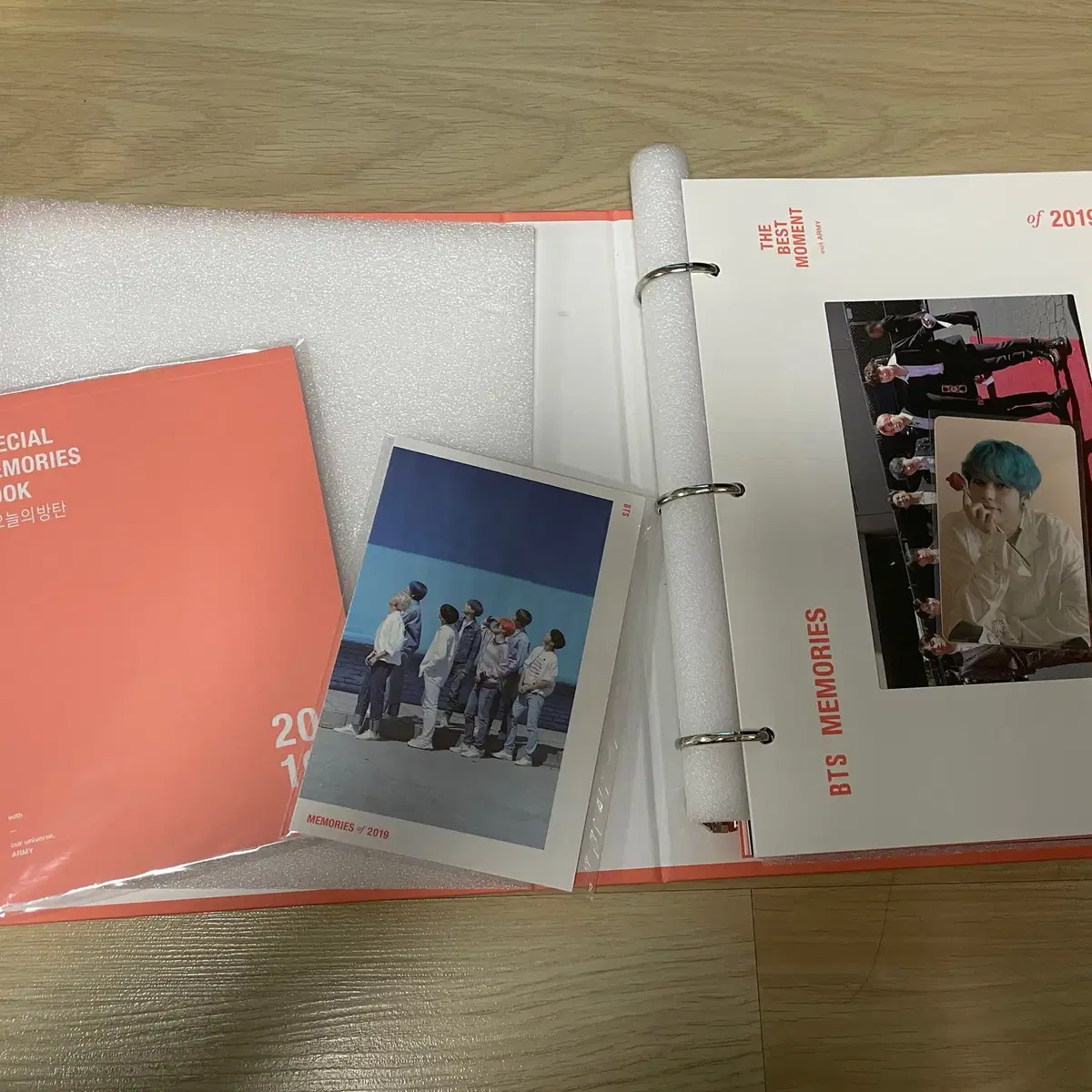 방탄 2019 메모리즈 DVD 태형포카 풀구성