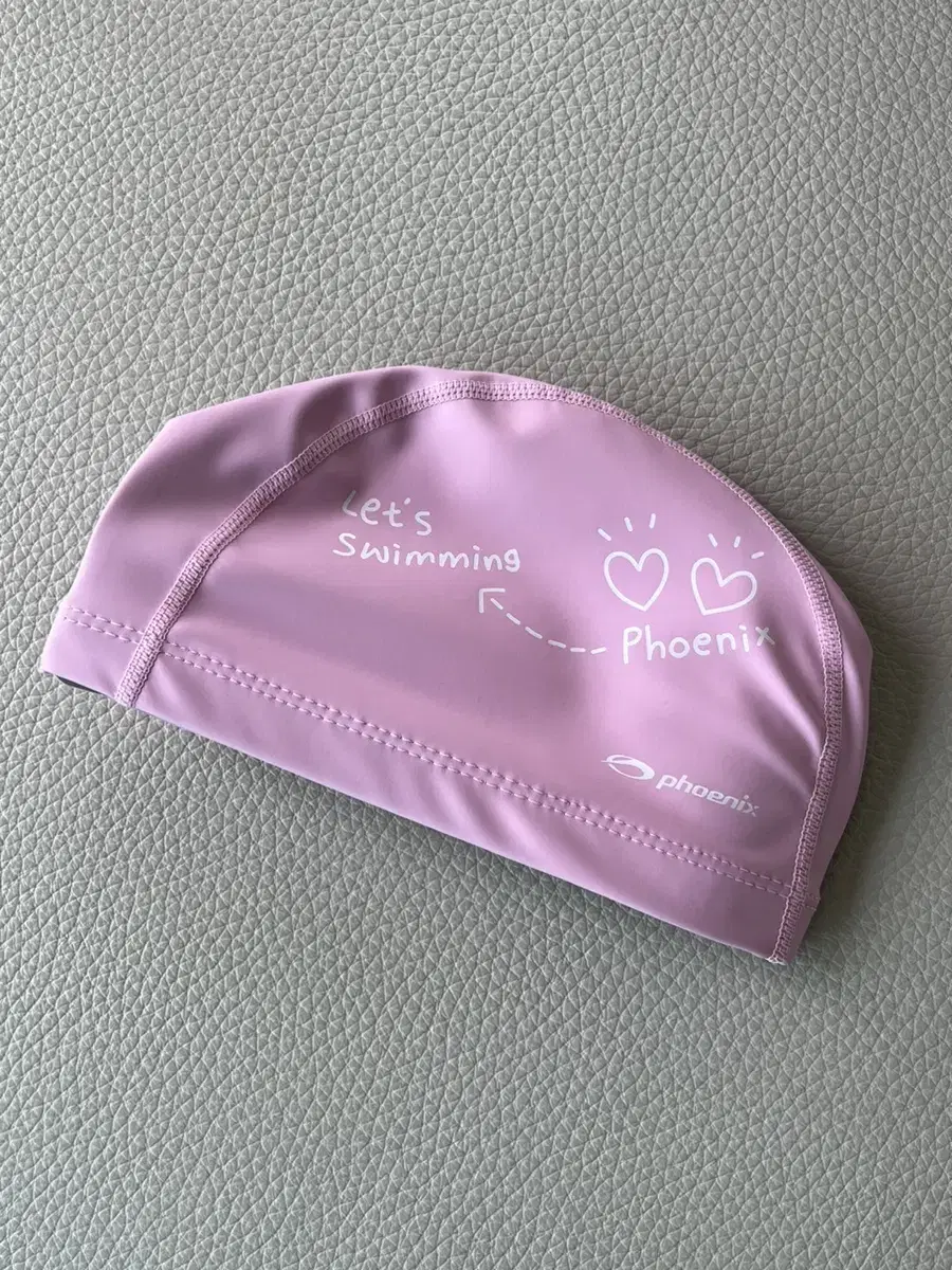 Phoenix Kids' Pink Urethane Sooyoung Swim Cap