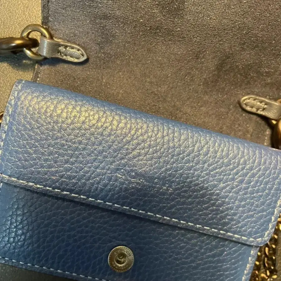 코치 COACH 아코디언 카드케이스 체인 89377 V5PUS