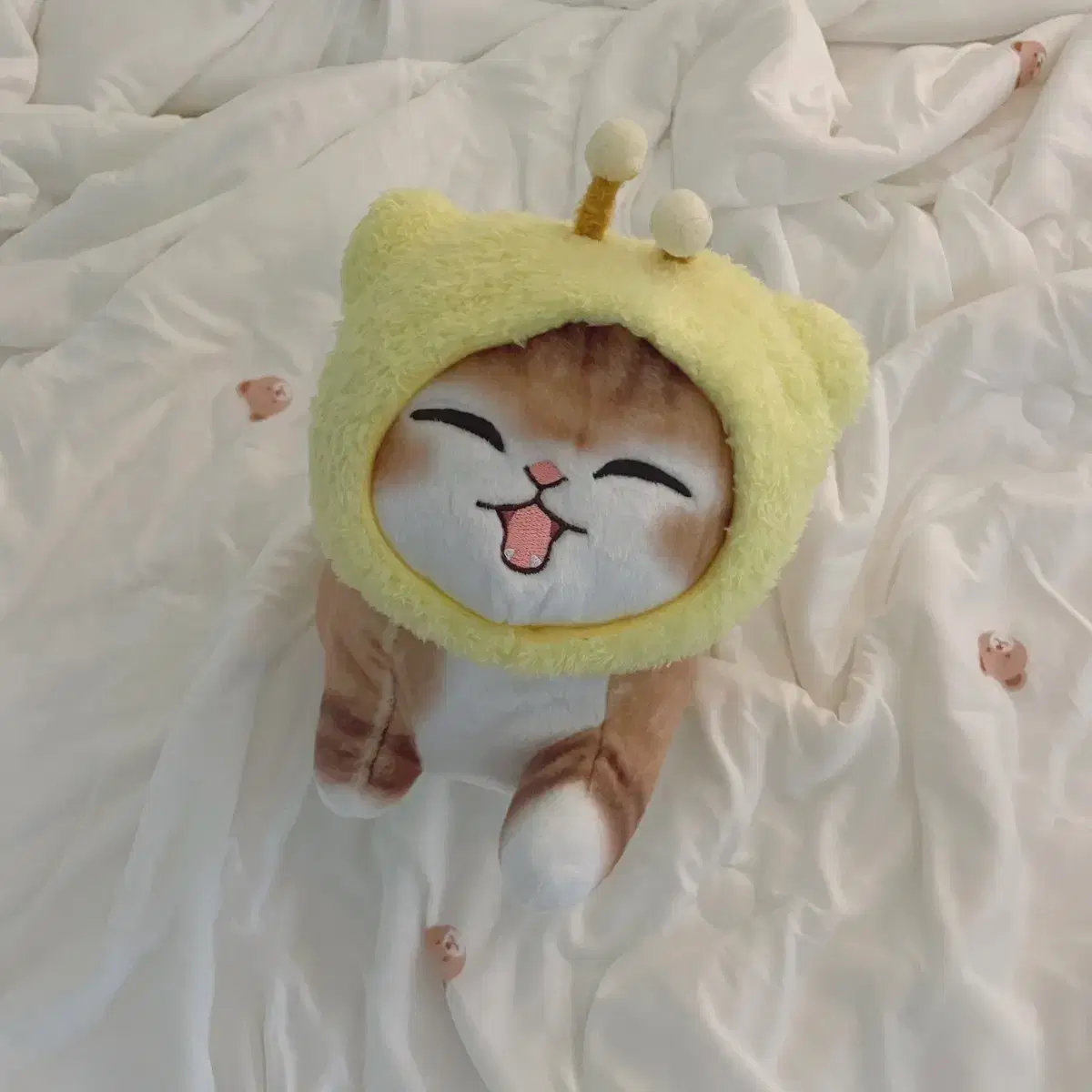 모후샌드 고양이 꿀벌 인형