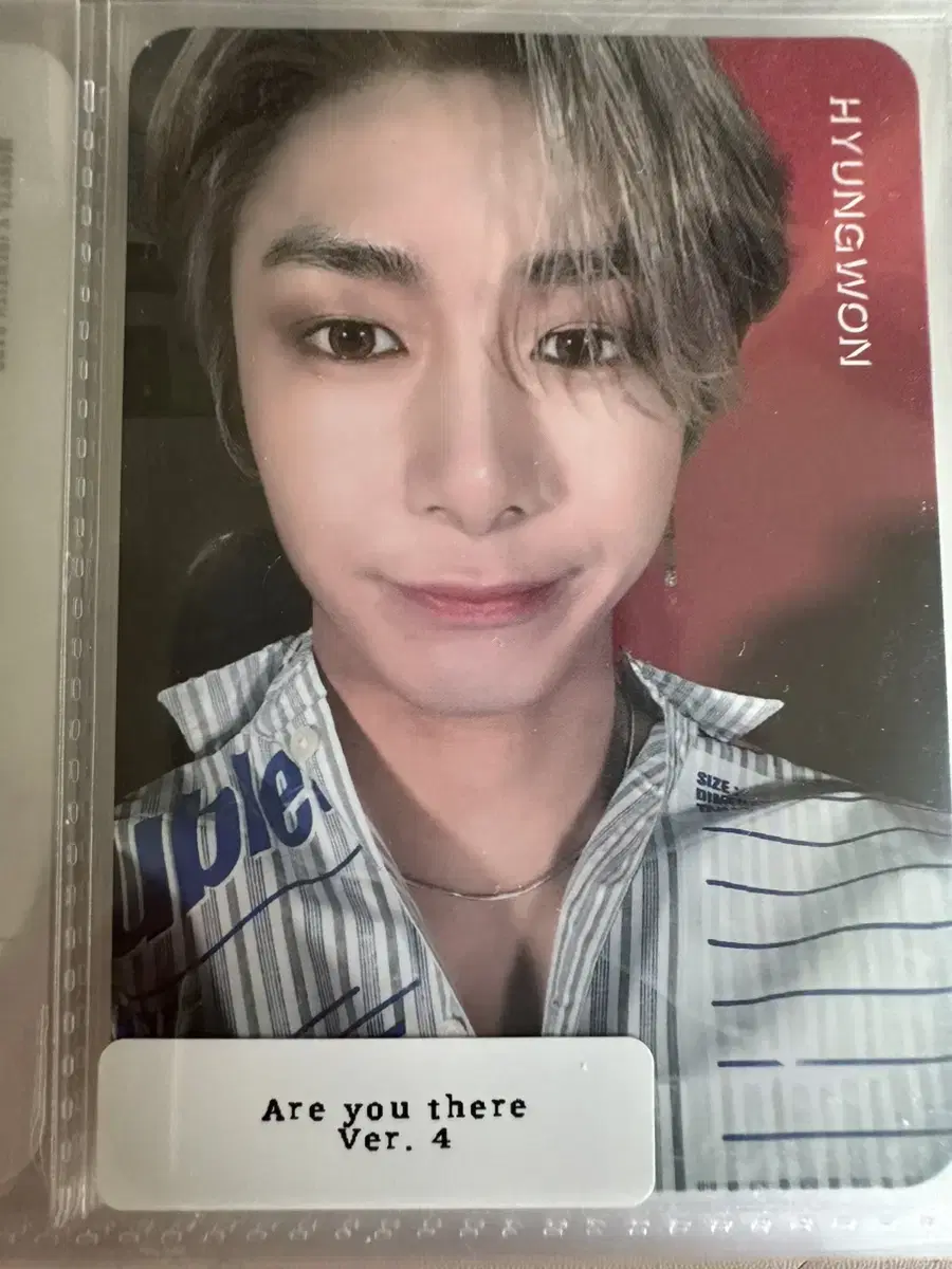 Monsta X hyungwon photocard Shootout Version 4