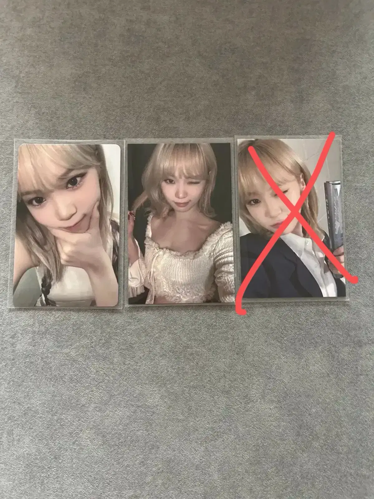 [source,official goods]le sserafim chaewon photocard