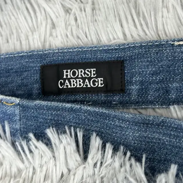 Horse Cabbage 패치워크 데님 토트백