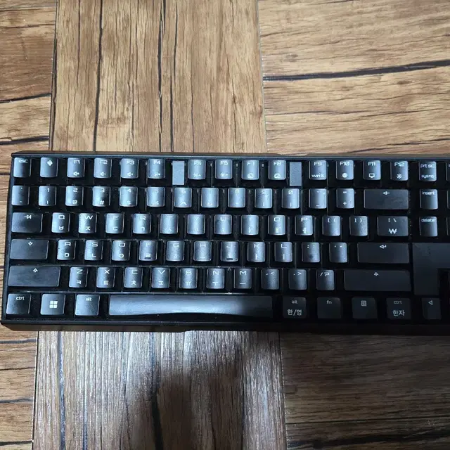 체리 기계식 키보드 3.0 RGB TKL 블랙 저소음적축