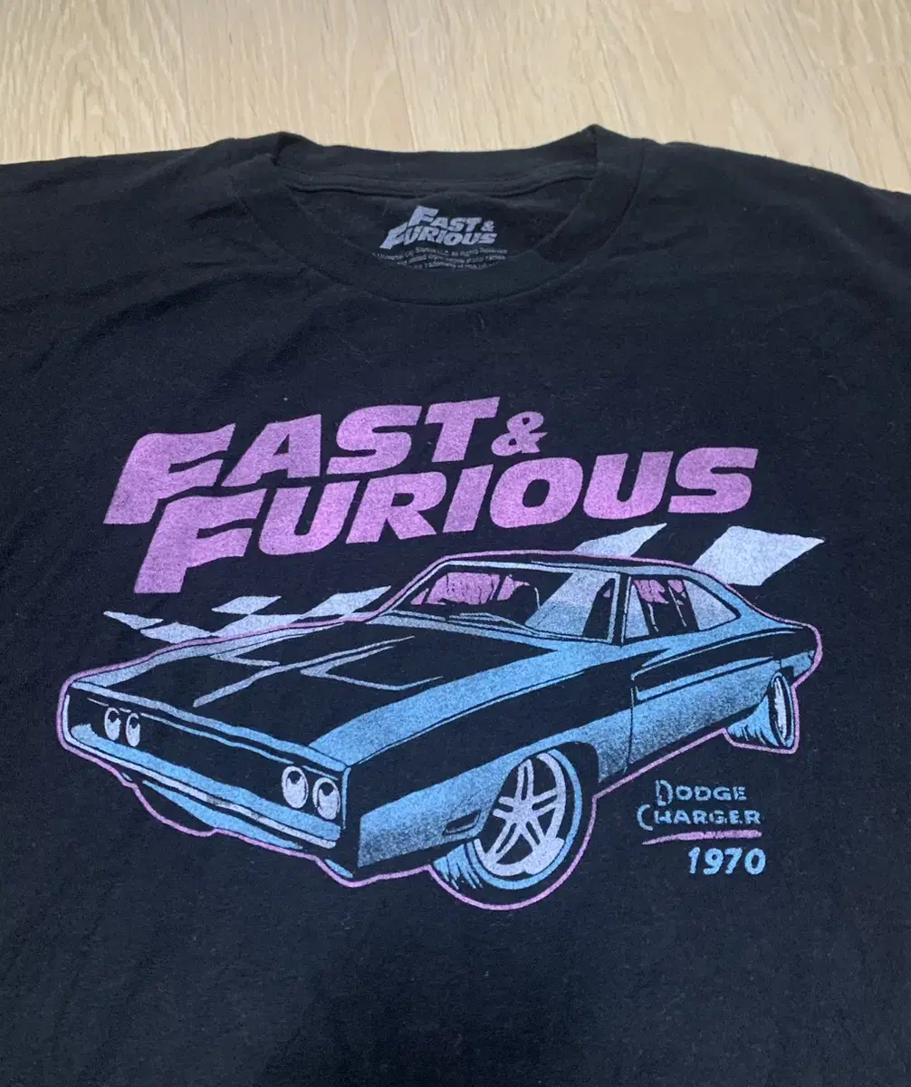 M)Vintage The Fast and the Furious Movie T-Shirt Short Sleeve