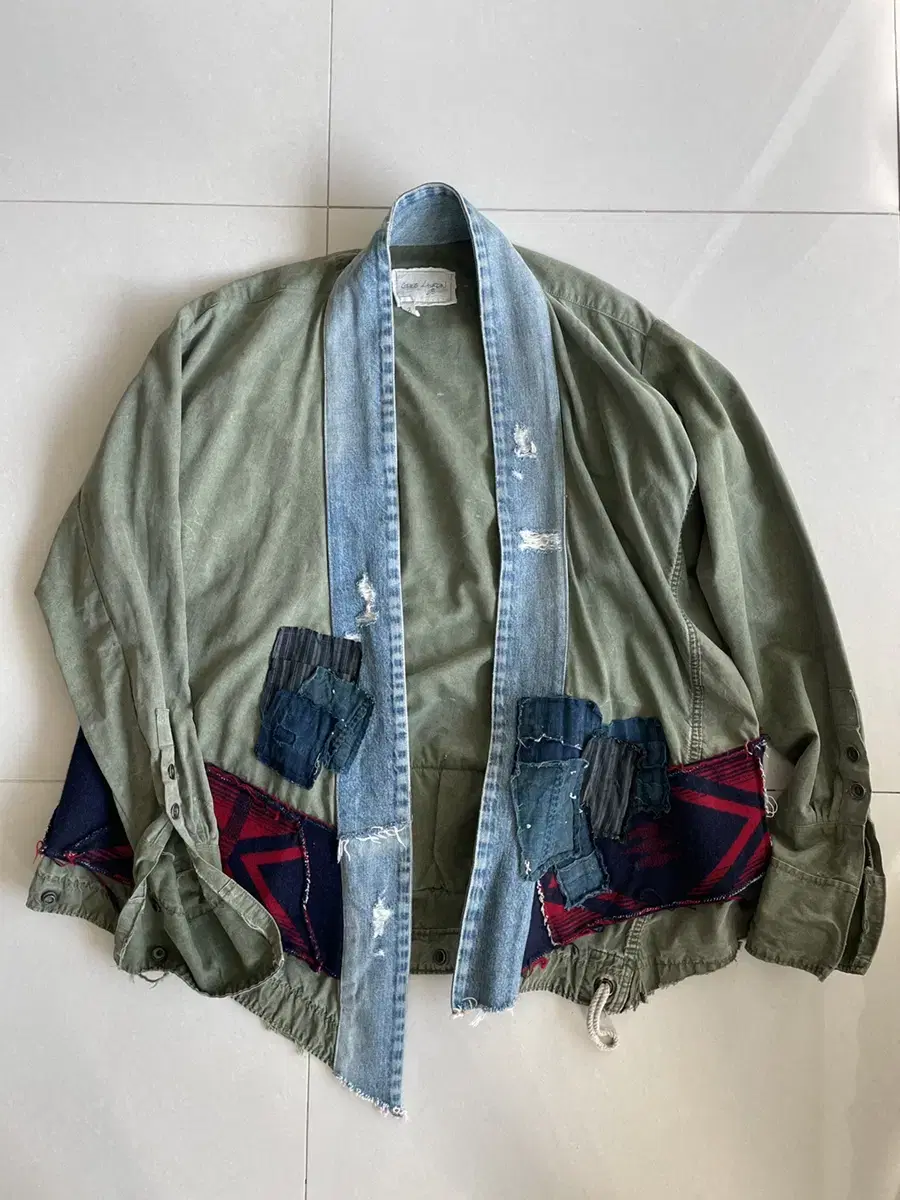 Greg Lauren GL1 cignature Kimono Jacket