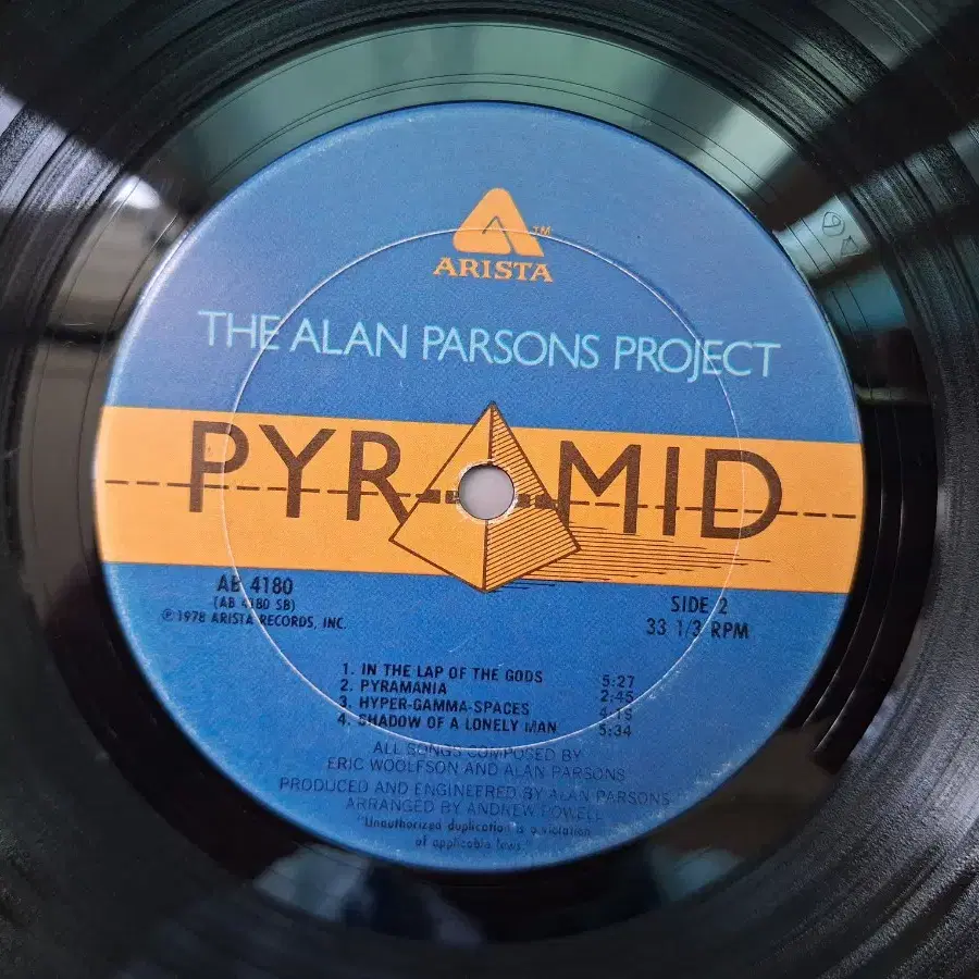 미국원반/The Alan Parsons Project LP