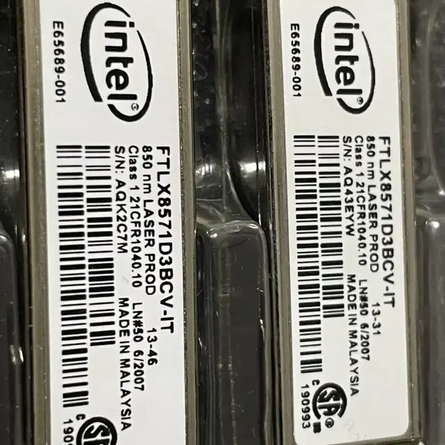 Intel 10G SFP+ SR GBIC 광 모둘