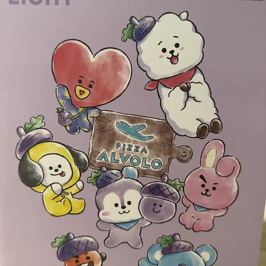 bt21 무드등 + 피규어