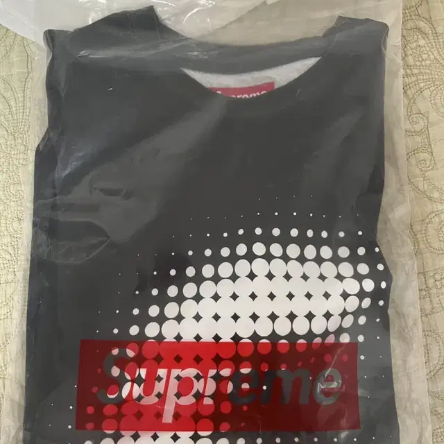 슈프림 하프톤 반팔 S - Supreme Halftone 24SS