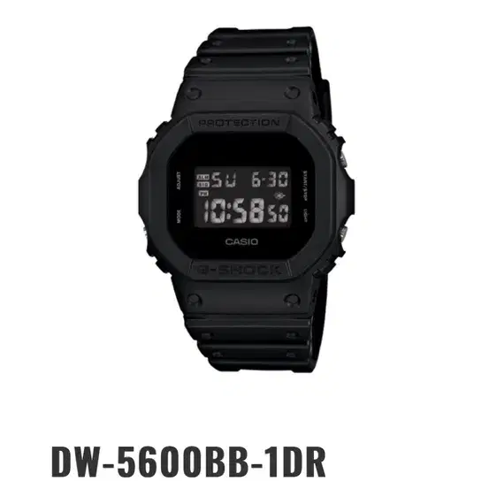 카시오 dw-5600bb. (군대 시계)