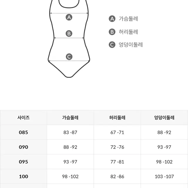 아레나 아이콘 원피스 드롭백 수영복 100사이즈 팝니다