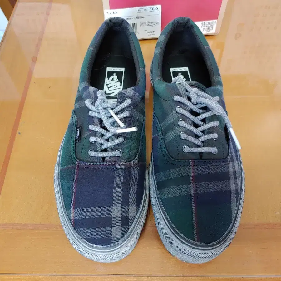 반스 vans era 에라 체크무늬 빈티지버전 280사이즈