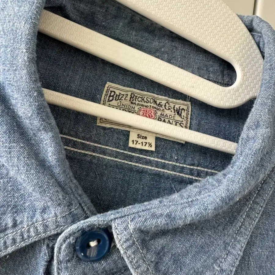 BUZZ RICKSON'S | 버즈릭슨 Burleson Chambray Shirt 17 - 17 1