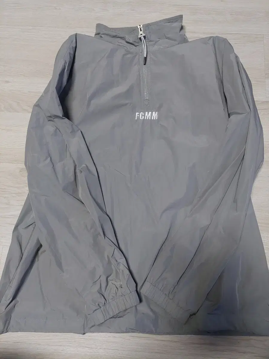 (*Taekpo) FCMM Unisex Anorak Gray L (Standard 105=Fit)