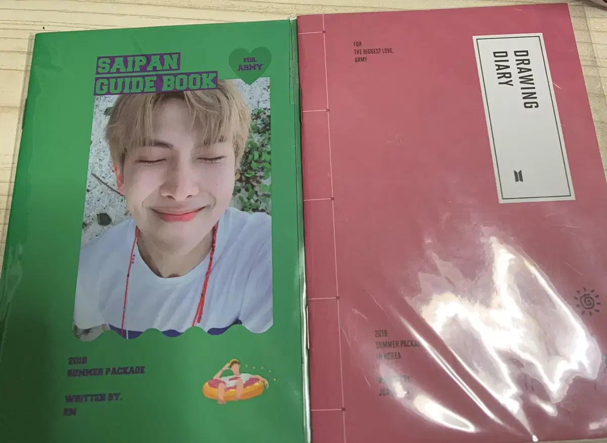 BTS Summer Package 2018, 2019 Drawing Book jungkook WTS