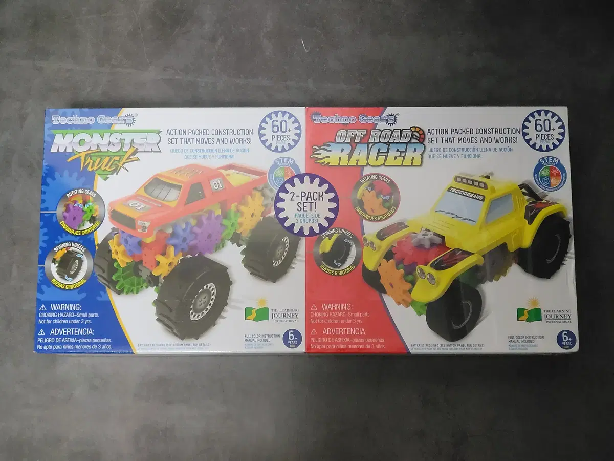 Techno Gear Monster Trucks & Off-Road Racers 2-Pack Set